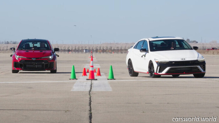 Hyundai доказывает, что Полный Привод Вам не нужен, Даже в сравнении с Corolla GR | Carscoops